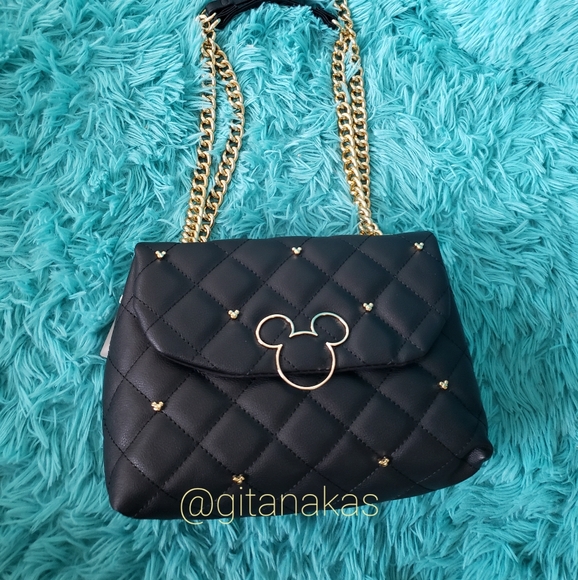 🎄Disney Mickey Minnie Studded Travel Luggage Bags - Picture 8 of 15